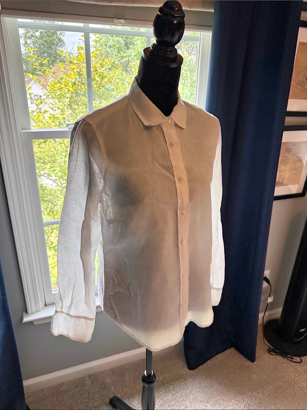 J crew Baird McNutt Linen Button Down Shirt in White